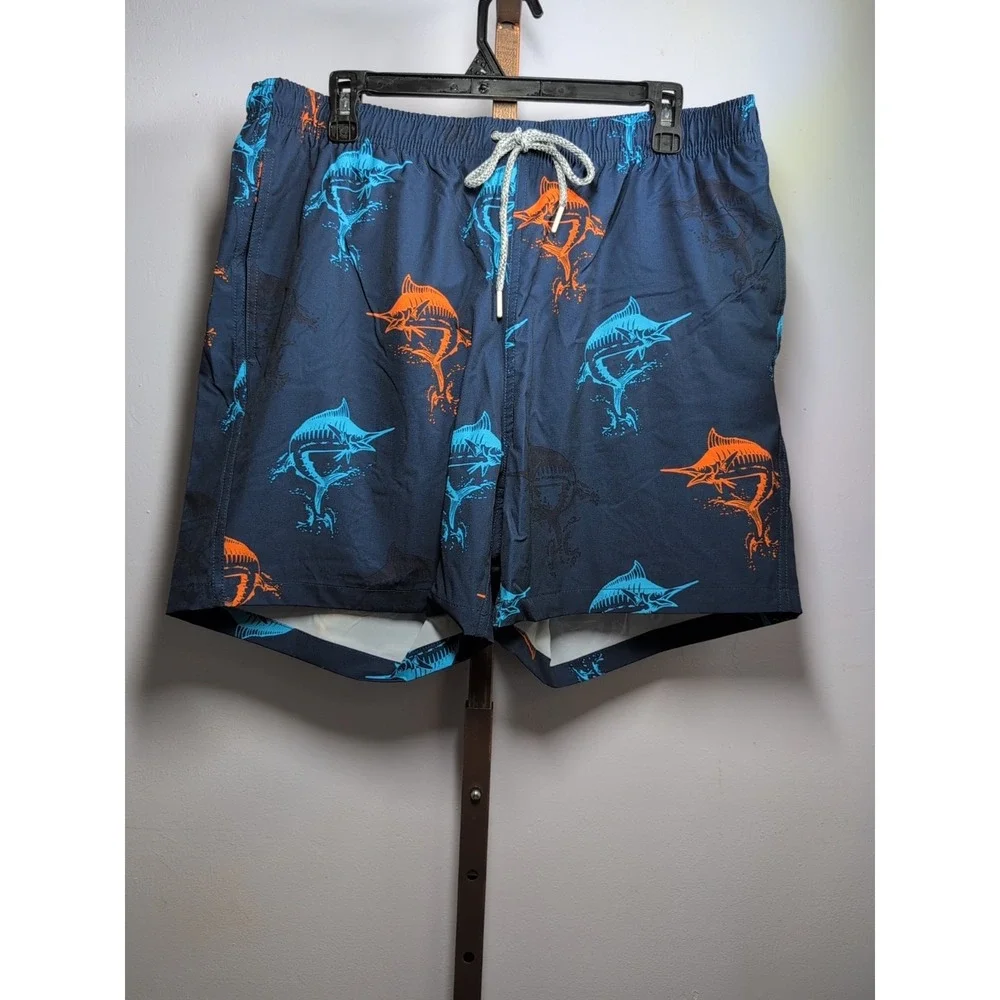 Rainforest Swim Trunks Navy‎ Blue Mens Size Large NEW $69 Men's NWT